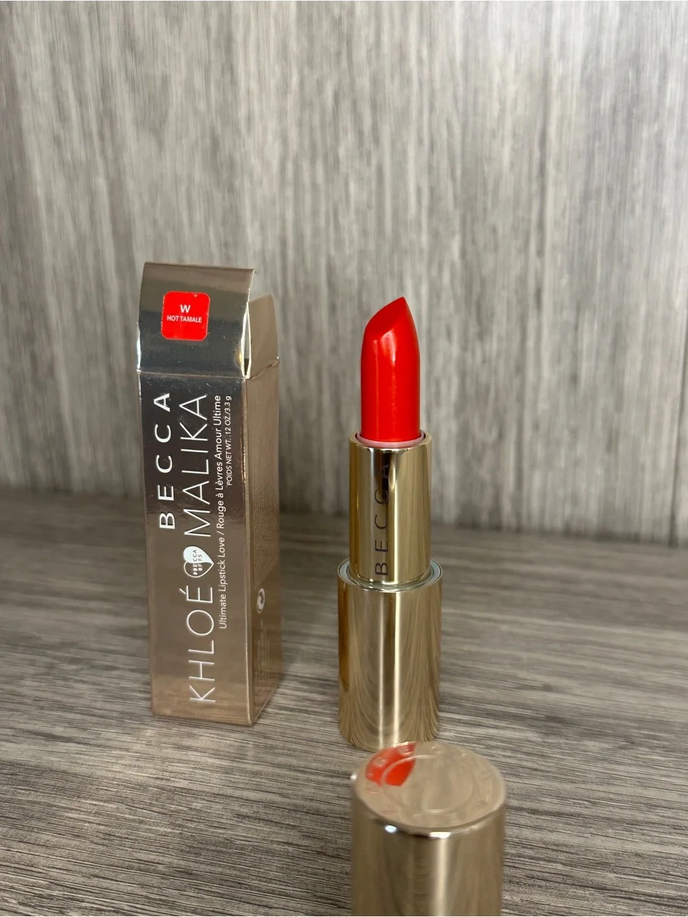 BECCA Khloé Malika Ultimate Lipstick — W Hot Tamale ** Discontinued